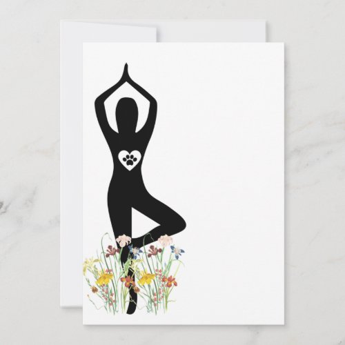 International yoga day  2022 notepad holiday card