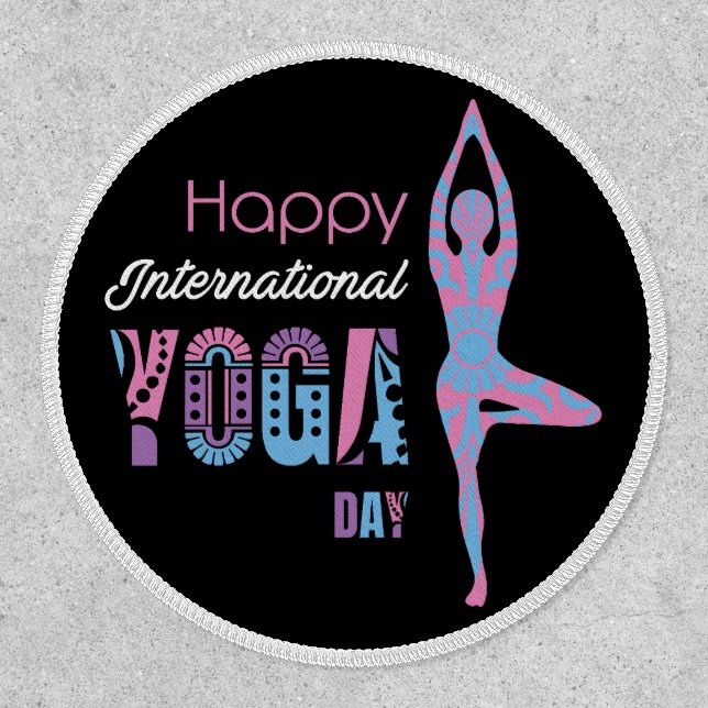 International Yoga Day Patch (Front)