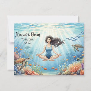 International Yoga Day  Postcard