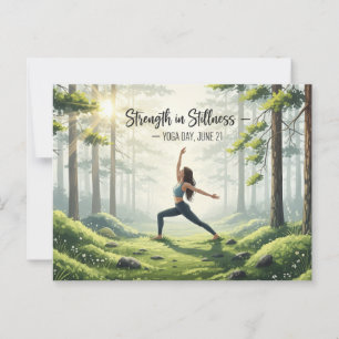 International Yoga Day Postcard