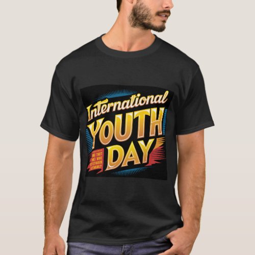 international youth day t_shirt design