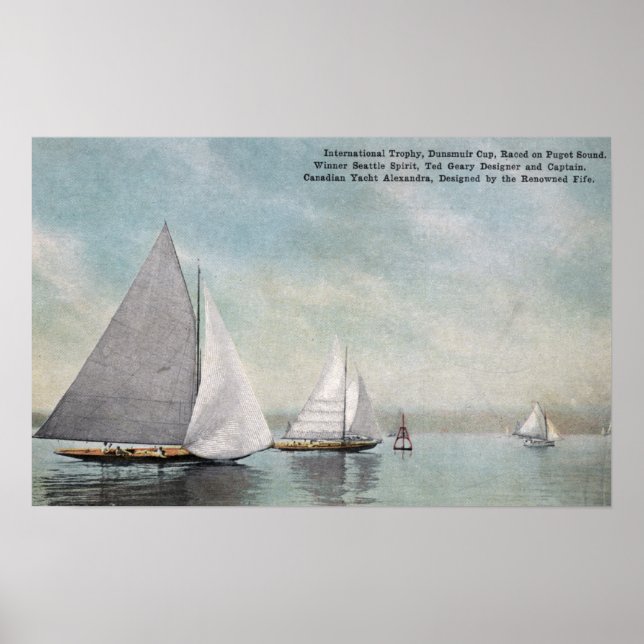 Internat'l Trophy Dunsmuir Cup Winner Poster (Front)