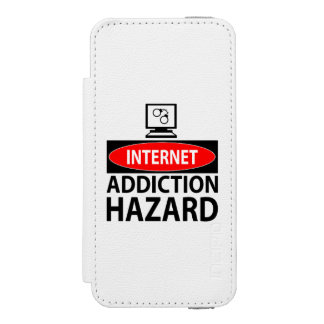 Internet – addiction hazard wallet case for iPhone SE/5/5s