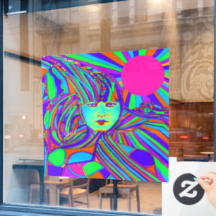 Internet Computer Window Cling