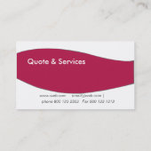 Internet Consultant Red Trendy Geometric  Modern Business Card (Back)