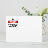Internet – contamination hazard (Standing Front)