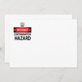 Internet – contamination hazard (Front/Back)