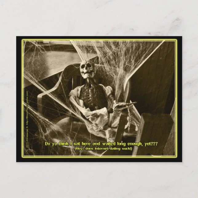 Internet dating postcard (Front)