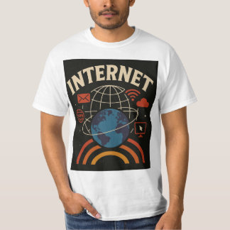 INTERNET: Digital World Graphic T-Shirt