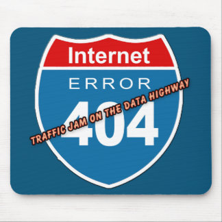 Internet Error 404 Mouse Pad