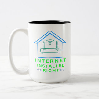 Internet Installed Right Two-Tone Coffee Mug