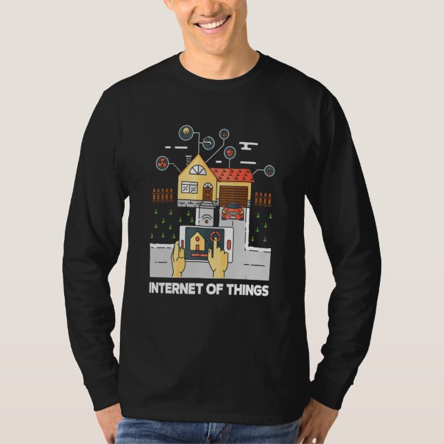 Internet Of Things Data Analytics Science Transfer T-Shirt (Front)