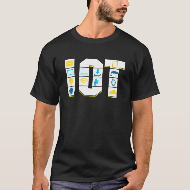 Internet Of Things Science Data Analytics Transfer T-Shirt (Front)