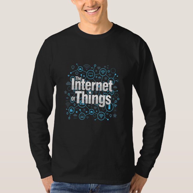 Internet Of Things Smart Data IoT Analytics Transf T-Shirt (Front)