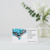 Internet pharmacy business card (Standing Front)