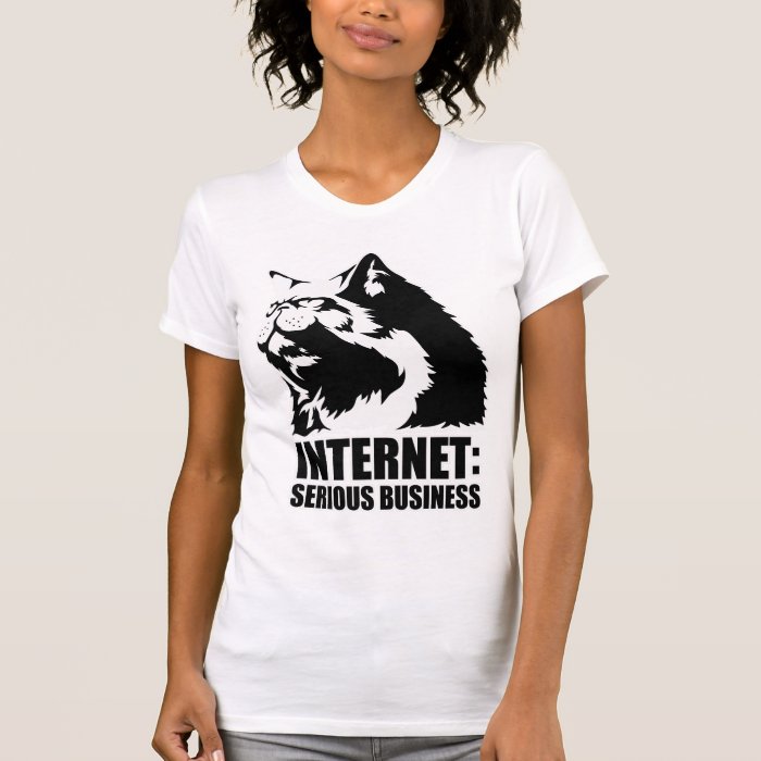 Internet Serious Business (lolcat funny tshirt)