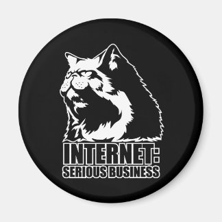Internet: Serious Business (lolcat funny tshirt) Magnet
