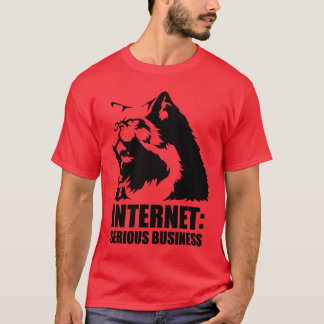 Internet: Serious Business (lolcat funny tshirt) T-Shirt