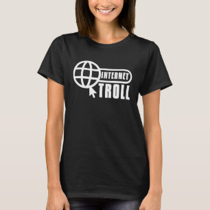 Internet Troll Commenting Nerd Troll T-Shirt