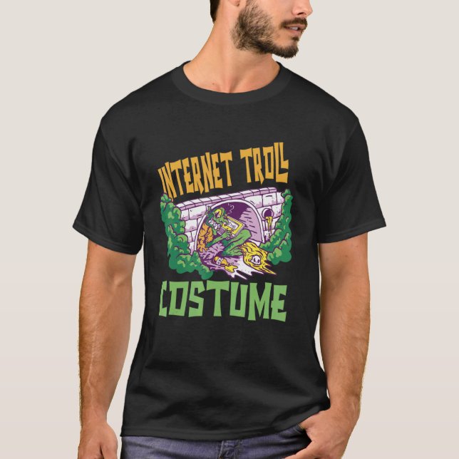 Internet Troll Costume Halloween T-Shirt (Front)