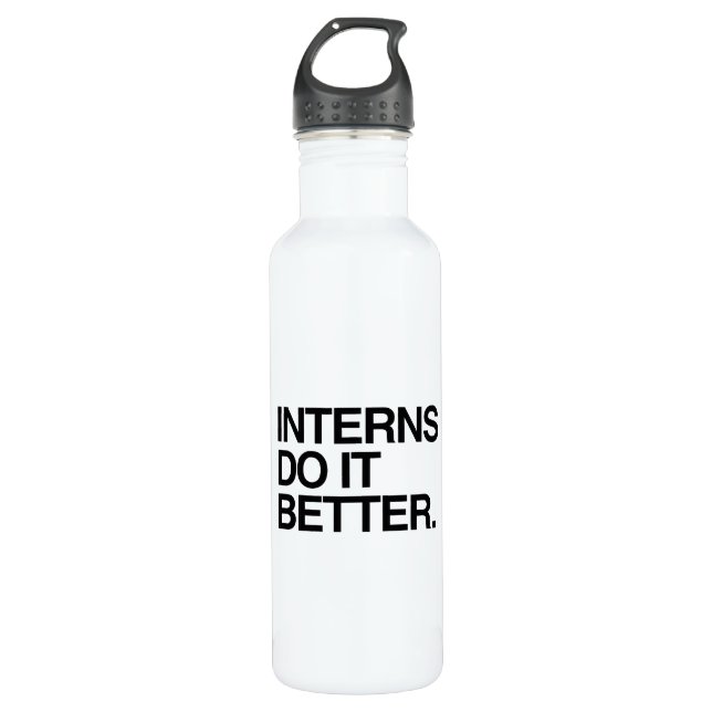INTERNS DO IT BETTER -.png Water Bottle (Front)