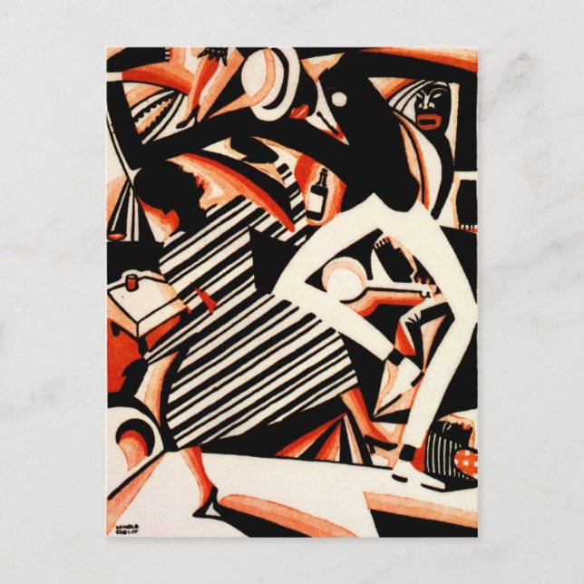 Interpretation of Harlem Jazz Postcard (Front)