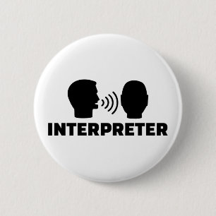 Interpreter Pinback Button