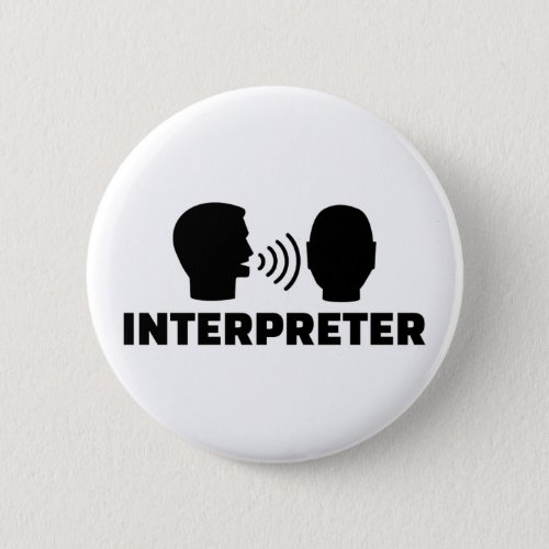 Interpreter Pinback Button