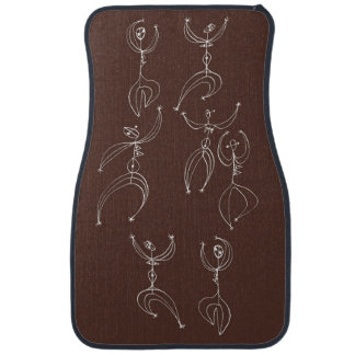 interpretive dance print car floor mat