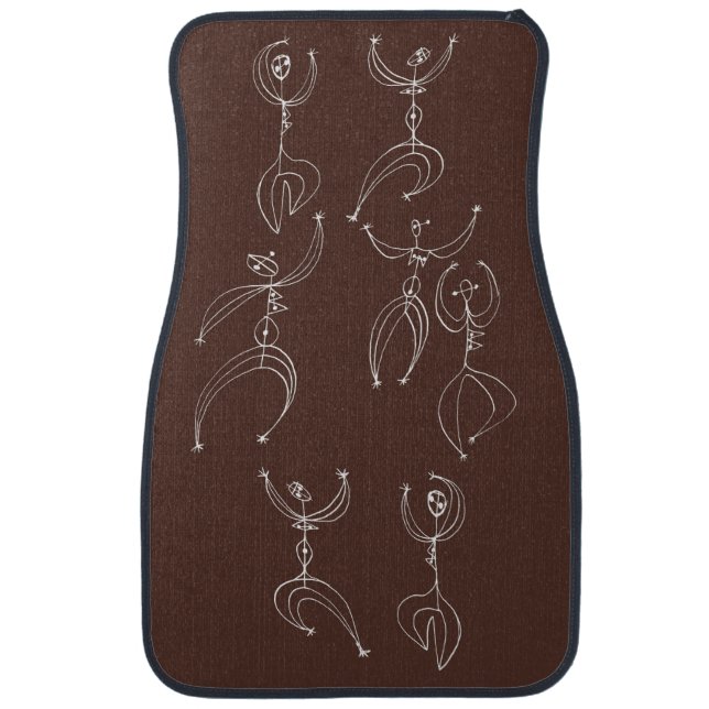 interpretive dance print car floor mat (Front)
