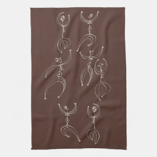 interpretive dance print kitchen towel