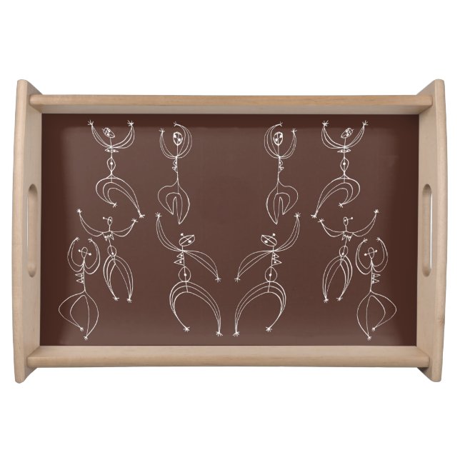 interpretive dance serving tray (Front)