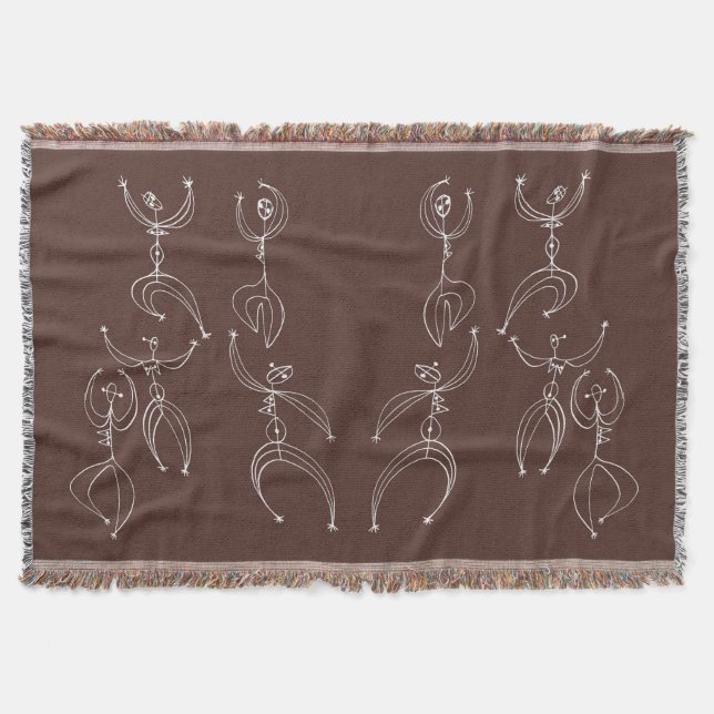 interpretive dance throw blanket (Front)