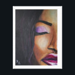 Interscopic Woman - Canvas<br><div class="desc">Original Artwork by DA Leslie
- In the midst forming adjectives relating to observation</div>
