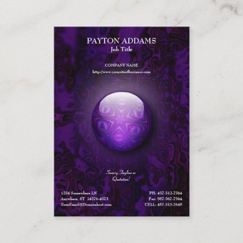 Intersect Jewel - Vertical Business Card