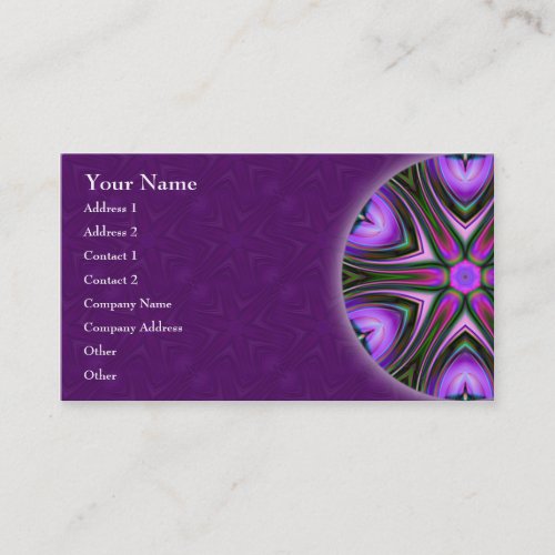 Intersect Mandala Business Card