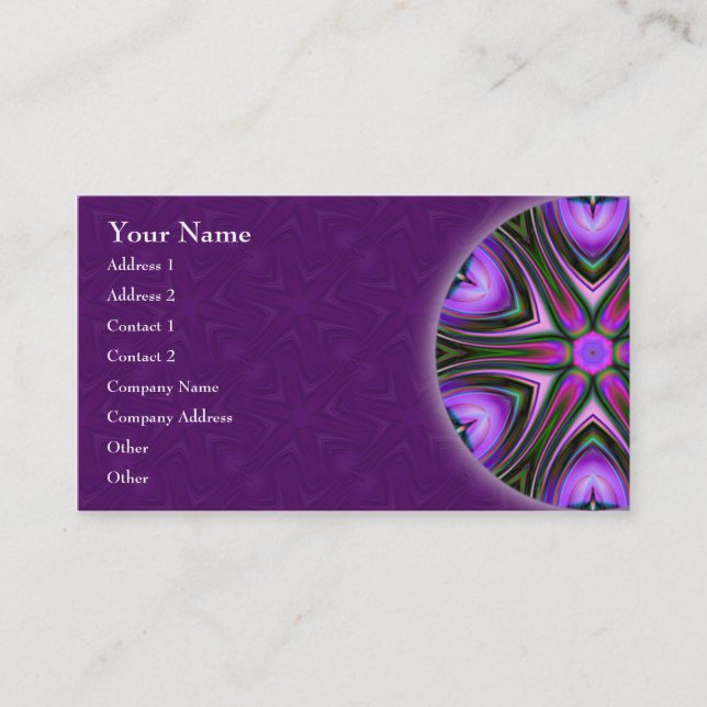 Intersect Mandala Business Card (Front)