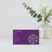Intersect Mandala Business Card (Standing Front)