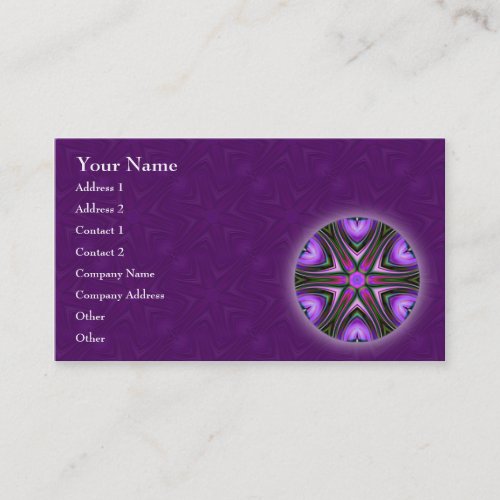 Intersect Mandala Business Card