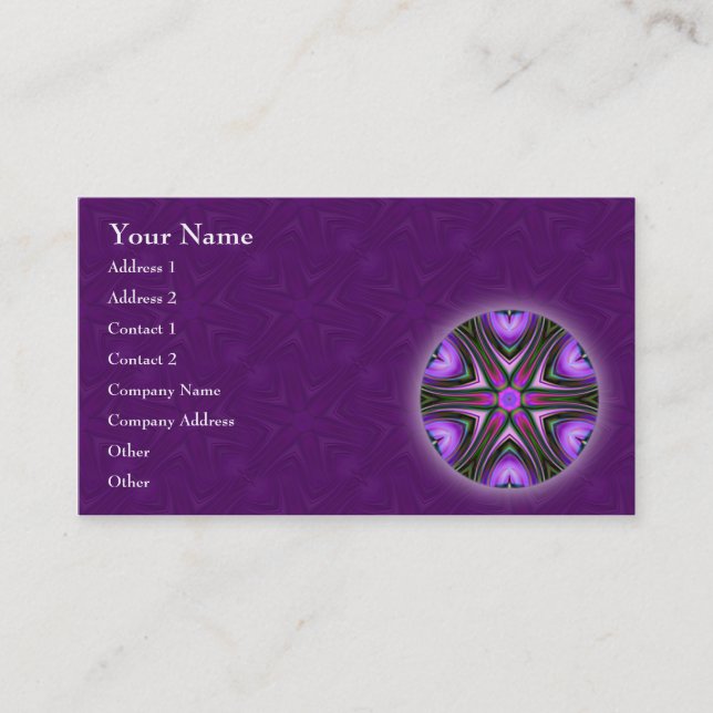 Intersect Mandala Business Card (Front)