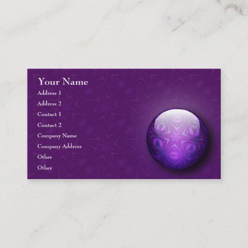 Intersect Mandala Jewel Business Card