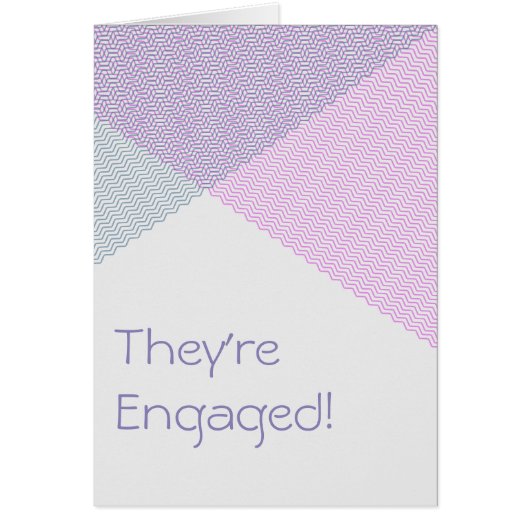 Intersecting Chevrons, engagement announcement (Front)