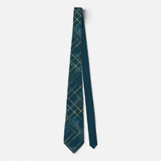 Intersecting lines and shapes creates a textured neck tie