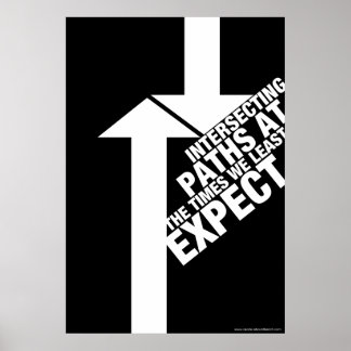 Intersecting paths poster
