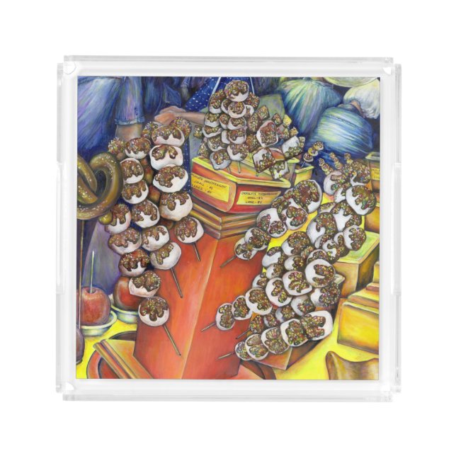 Intersection of Space and Commerce Acrylic Tray (Front)