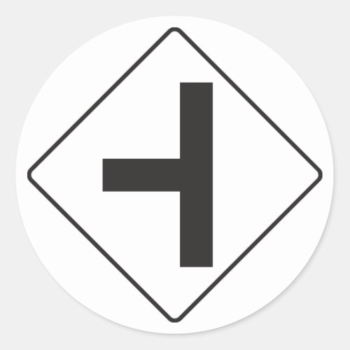 Intersection Road Sign Stickers