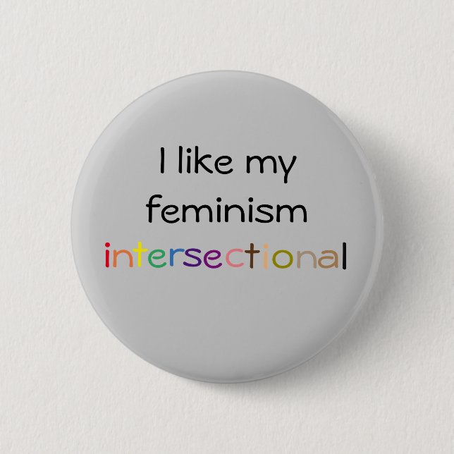 Intersectional Feminist Button (Front)
