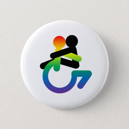 Intersectionality Queer _ Disabled _ Lover Pinback Button