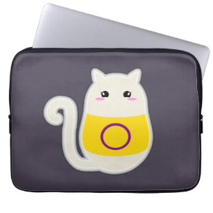 Intersex Cat Laptop Sleeve
