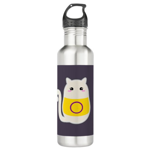 Intersex Cat Stainless Steel Water Bottle